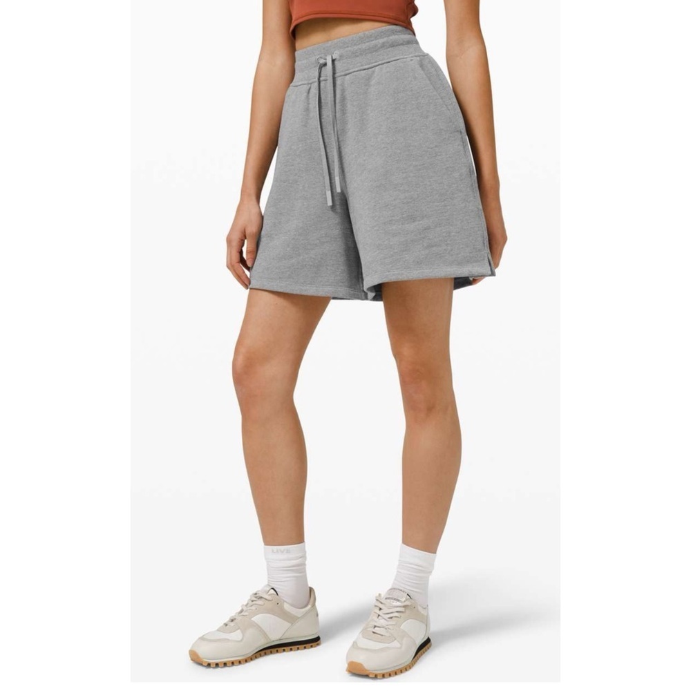 Lululemon All Yours High Rise Shorts grey 4